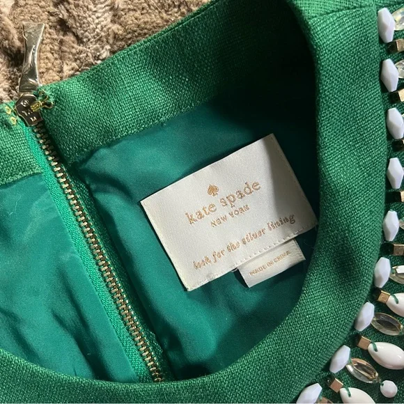 Kate Spade Mindy Linen Dress, EUC - Picture 4 of 9